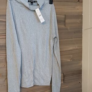 J. Crew Women's Turtleneck Sweater in Silver